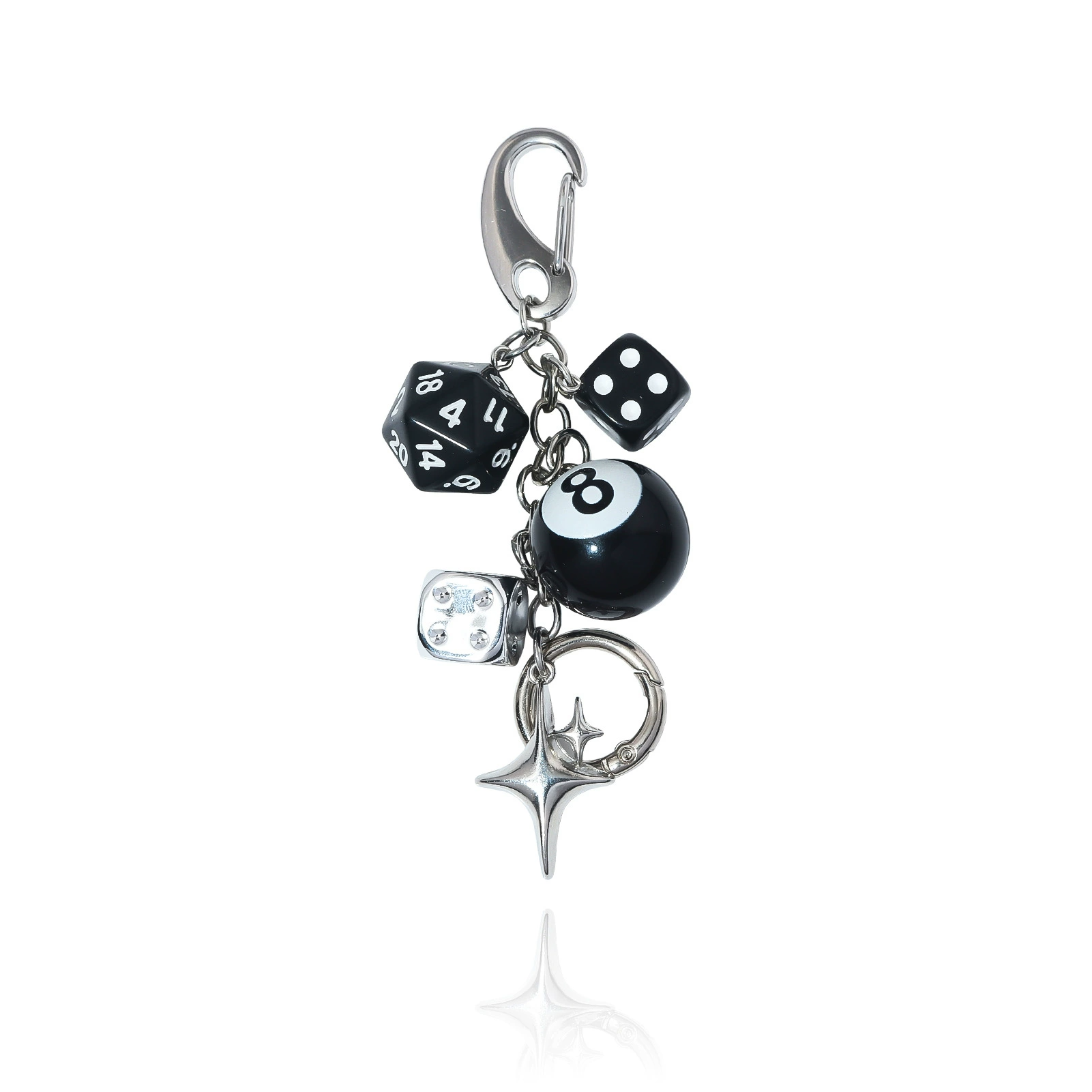 Billiard Dice Bag Charm