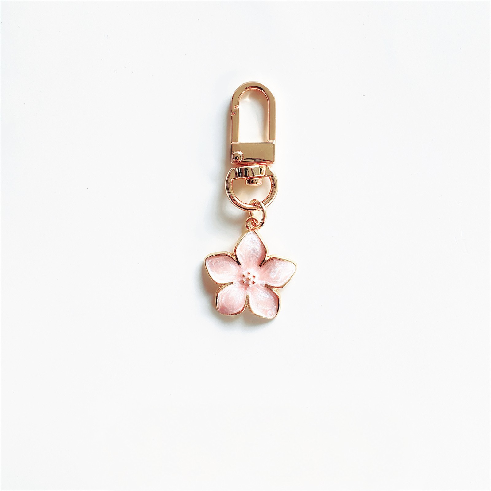 Metal Flower Bag Charm