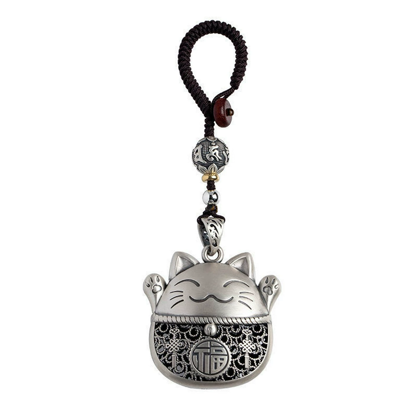 Lucky Cat Bag Charm