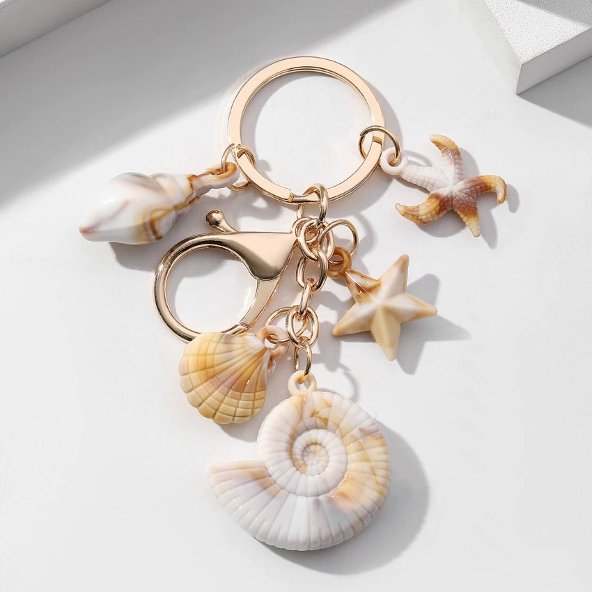 Ocean Shell Bag Charm