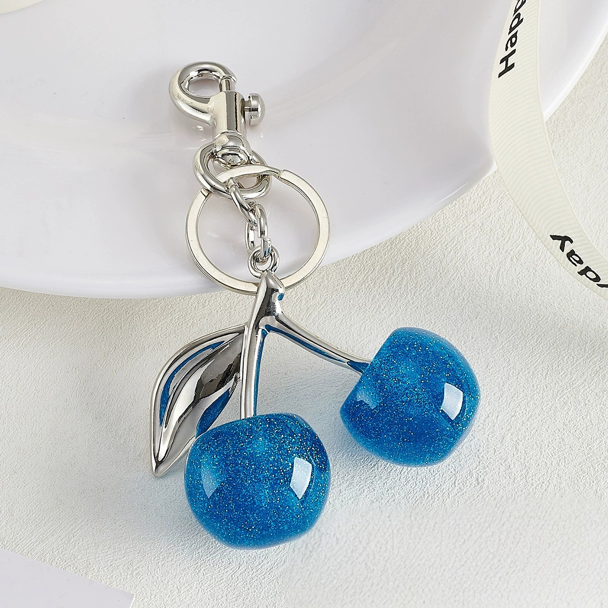 Colorful Cherry Bag Charm