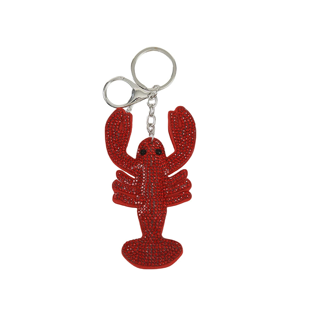 Sparkly Lobster Bag Charm