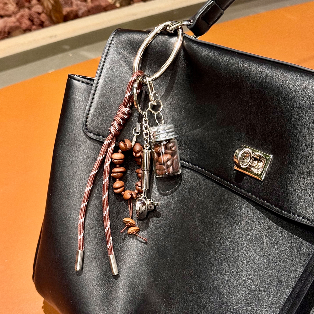 Coffee Trio Bag Charm