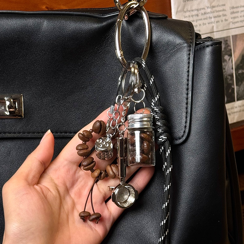 Coffee Trio Bag Charm