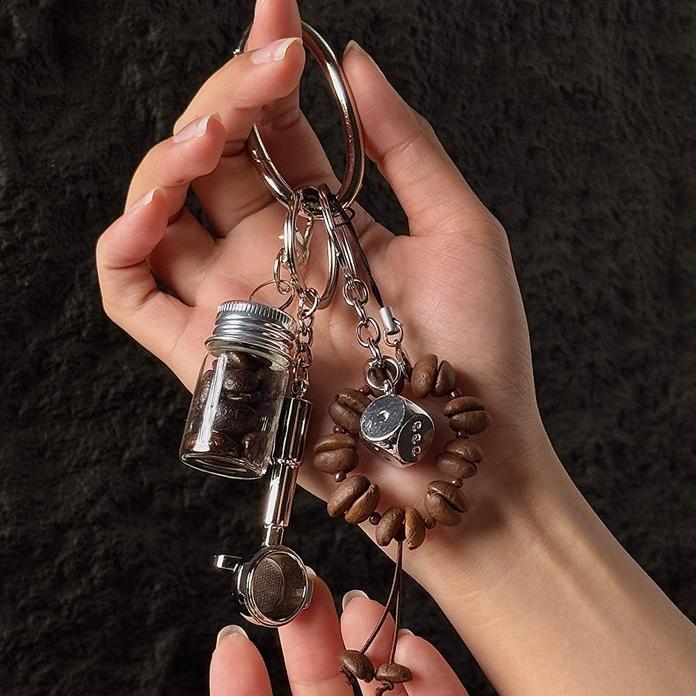 Coffee Trio Bag Charm