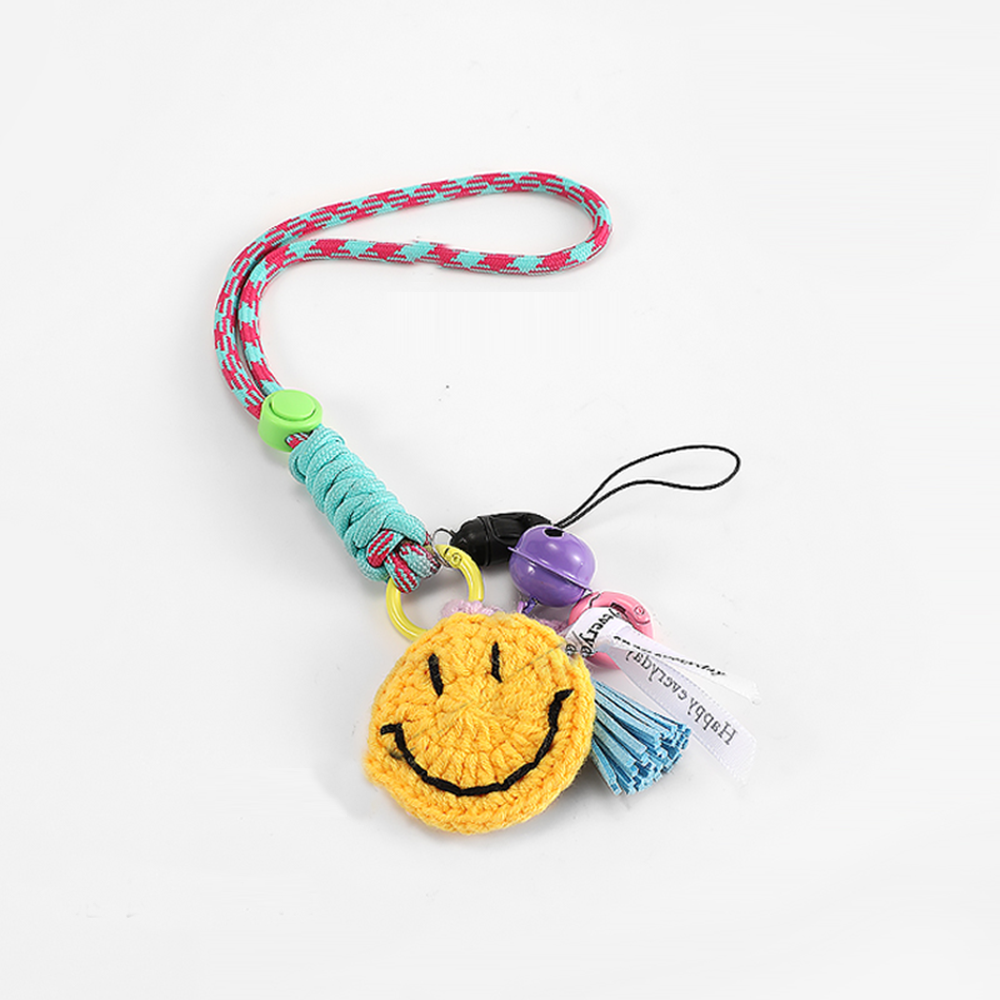 Happy Face Bag Charm