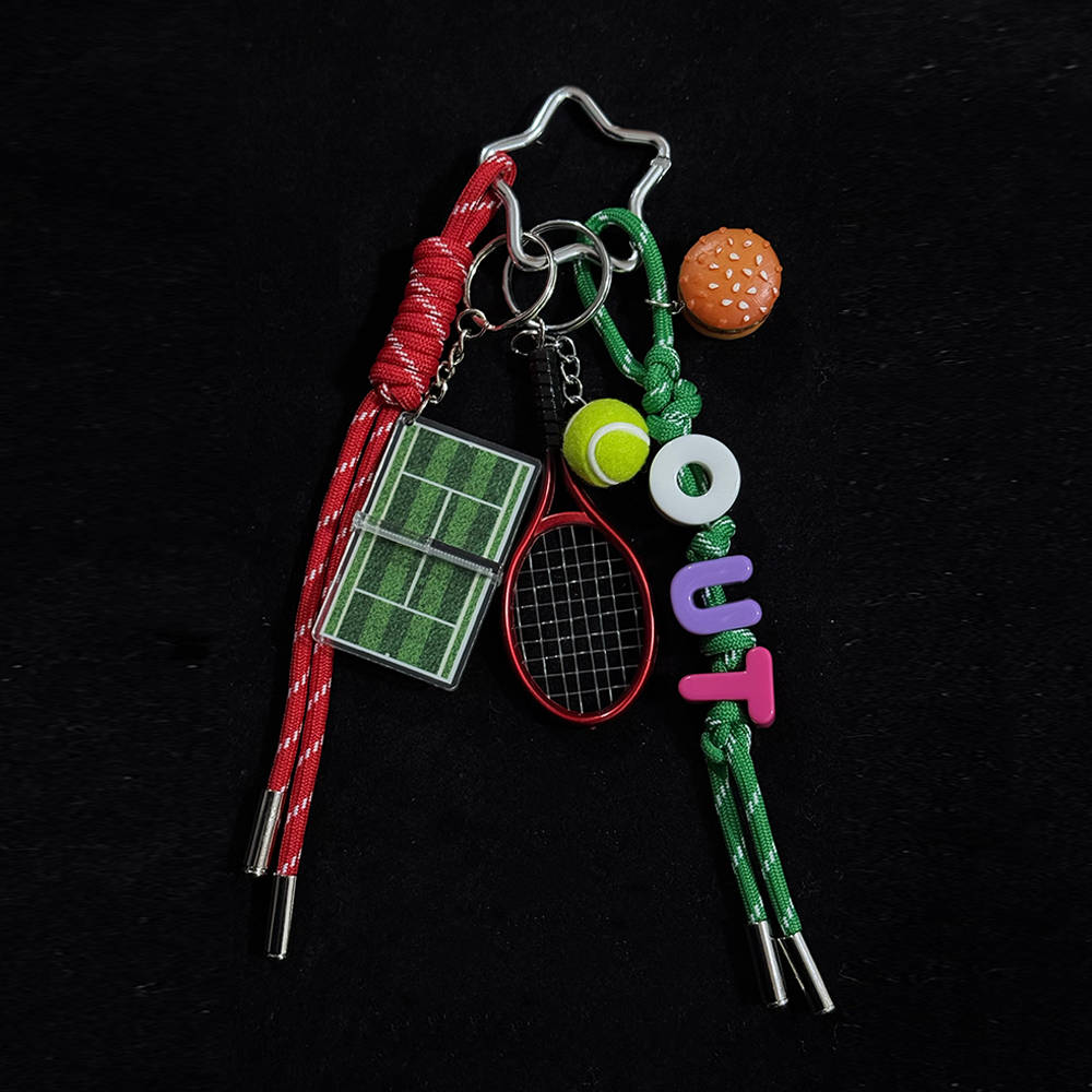 Tennis Spirit Bag Charm