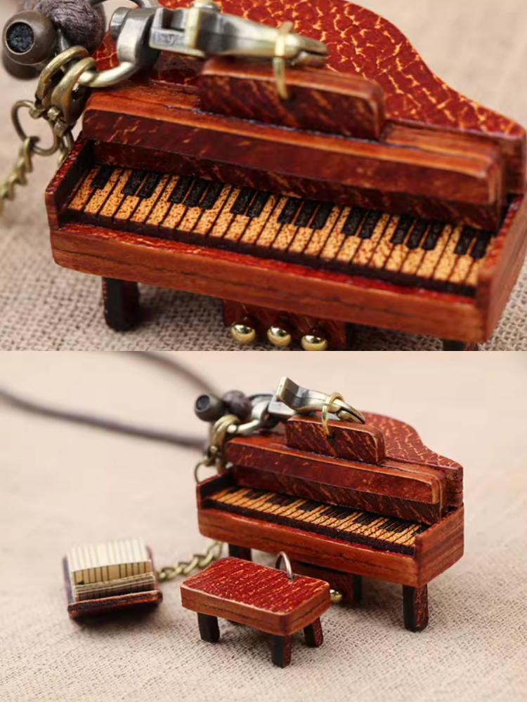 Handmade Grand Piano Bag Charm
