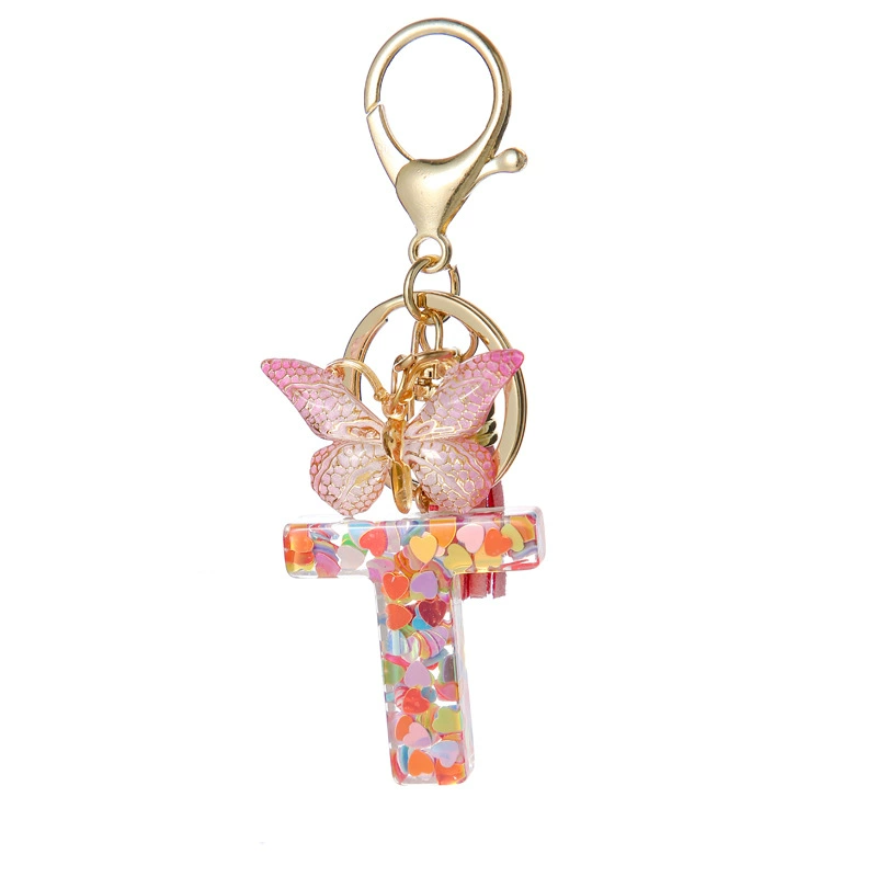 Alphabet Tassel Bow Bag Charms