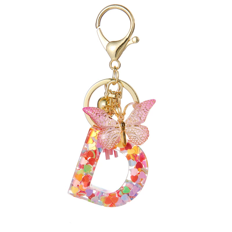Alphabet Tassel Bow Bag Charms