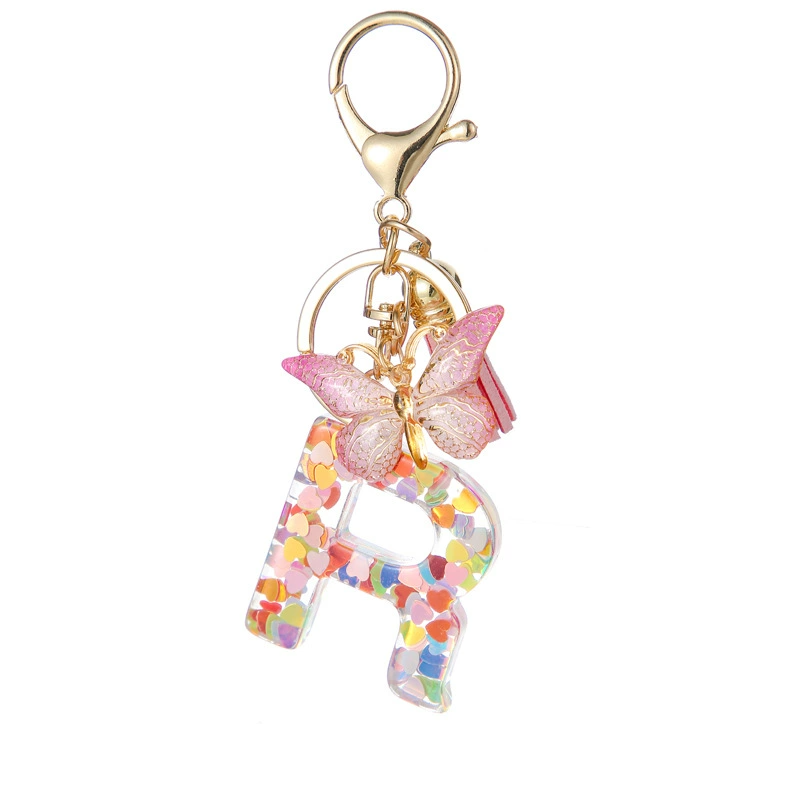 Alphabet Tassel Bow Bag Charms