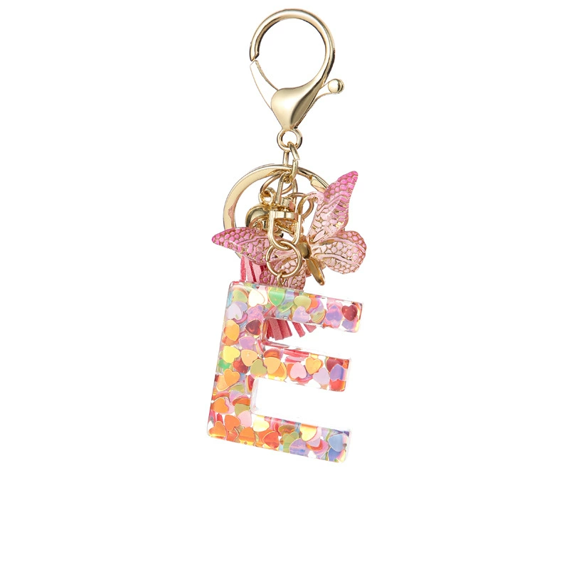 Alphabet Tassel Bow Bag Charms