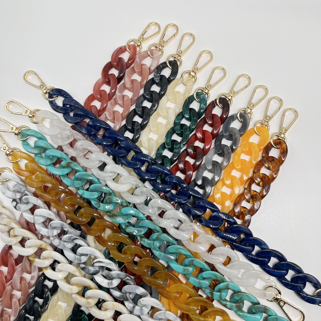 Amber Chain Bag Charm