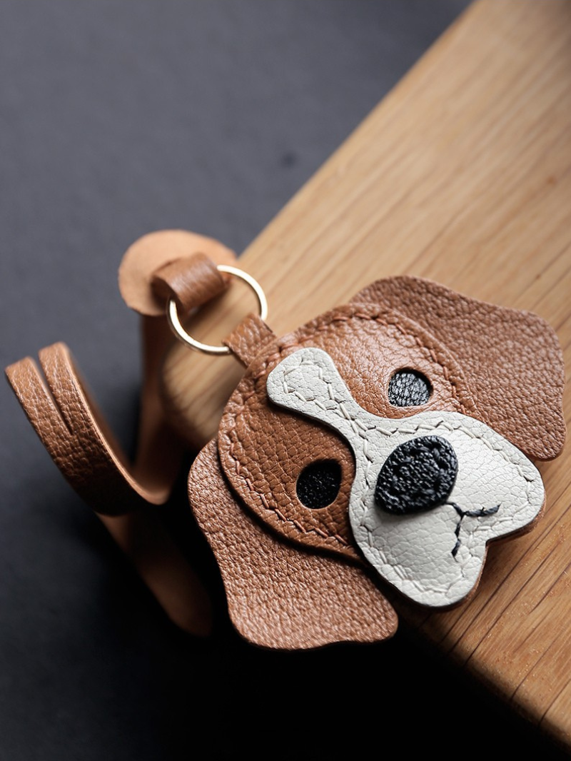 Handmade Beagle Dog Bag Charm