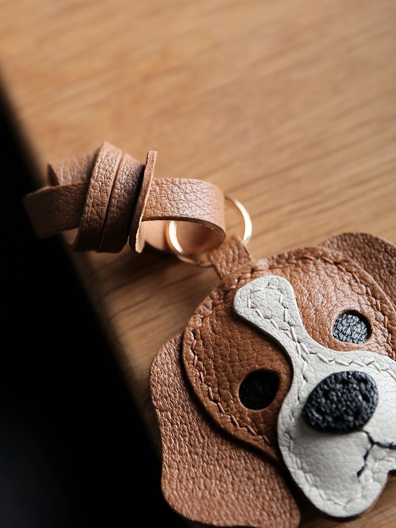 Handmade Beagle Dog Bag Charm