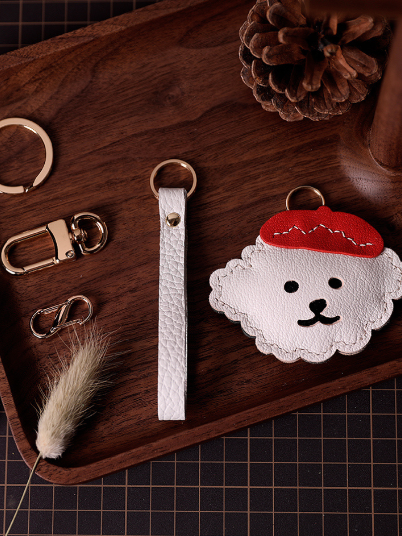 Handmade Bichon Bag Charm