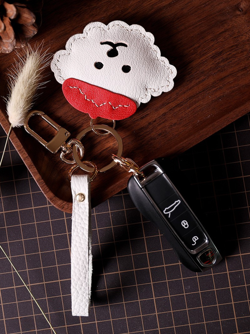 Handmade Bichon Bag Charm