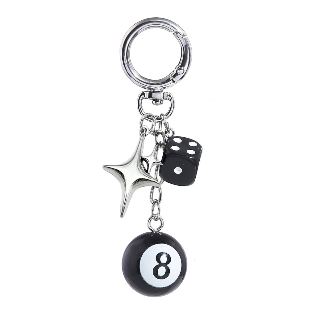 Billiard Dice Bag Charm