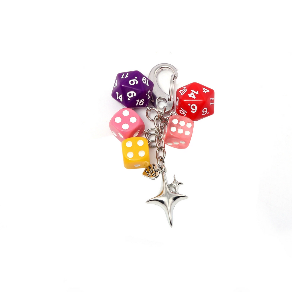 Billiard Dice Bag Charm