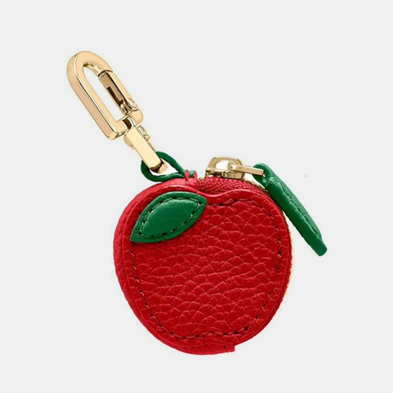 Leather Fruits Bag Charm