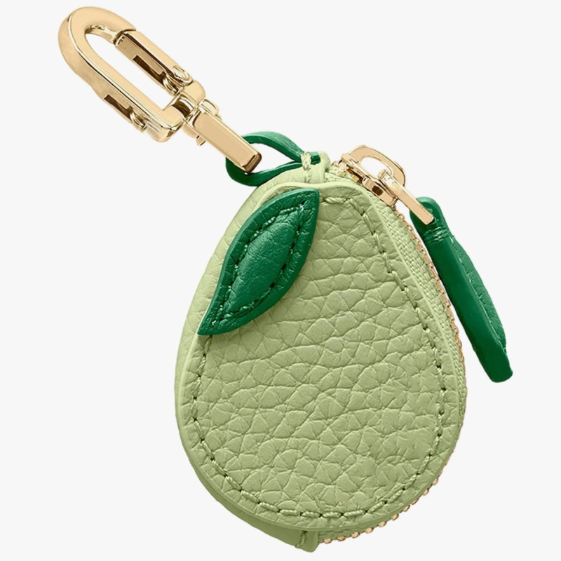 Leather Fruits Bag Charm