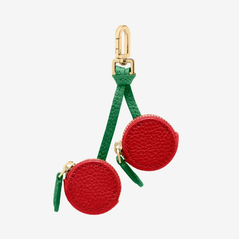 Leather Fruits Bag Charm