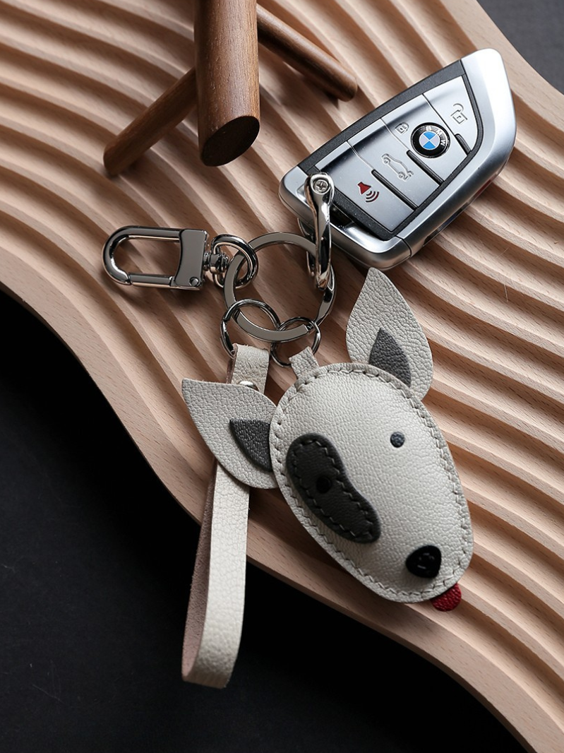 Handmade Bull Terrier Bag Charm