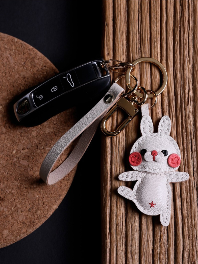 Handmade Bunny Bag Charm