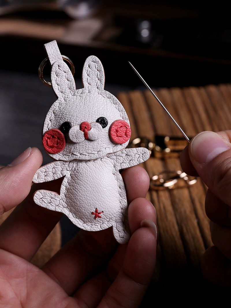 Handmade Bunny Bag Charm