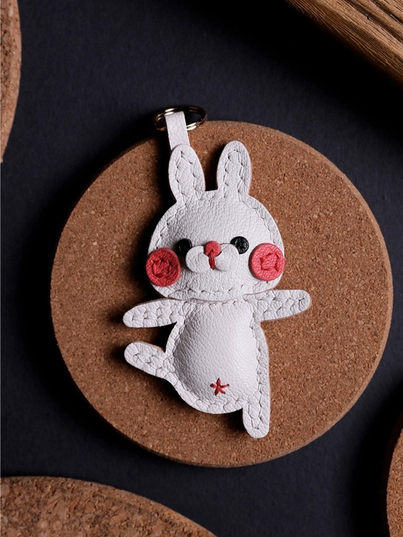 Handmade Bunny Bag Charm