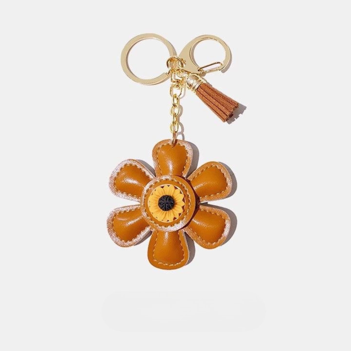Cheerful Sunflower Bag Charms