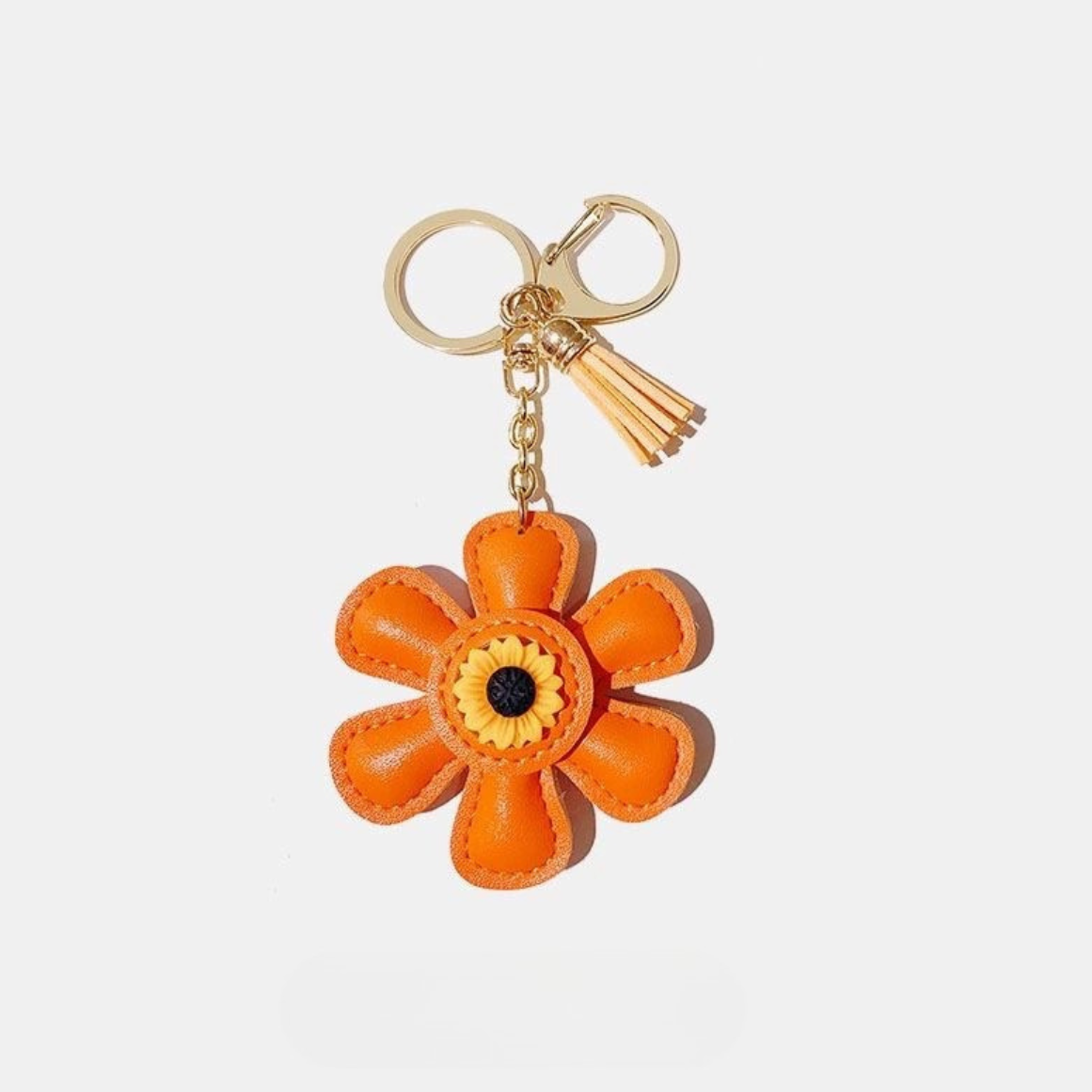 Cheerful Sunflower Bag Charms