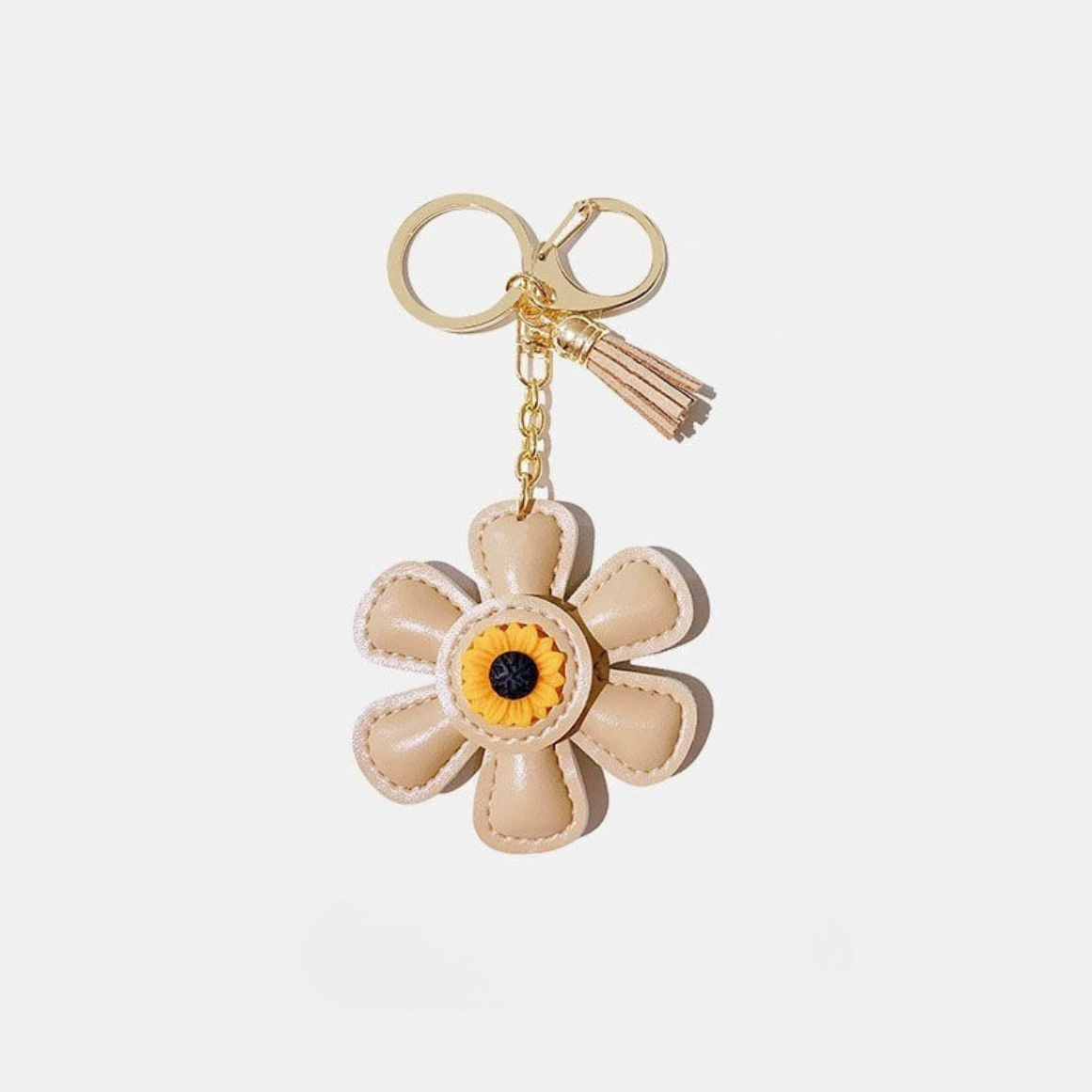 Cheerful Sunflower Bag Charms