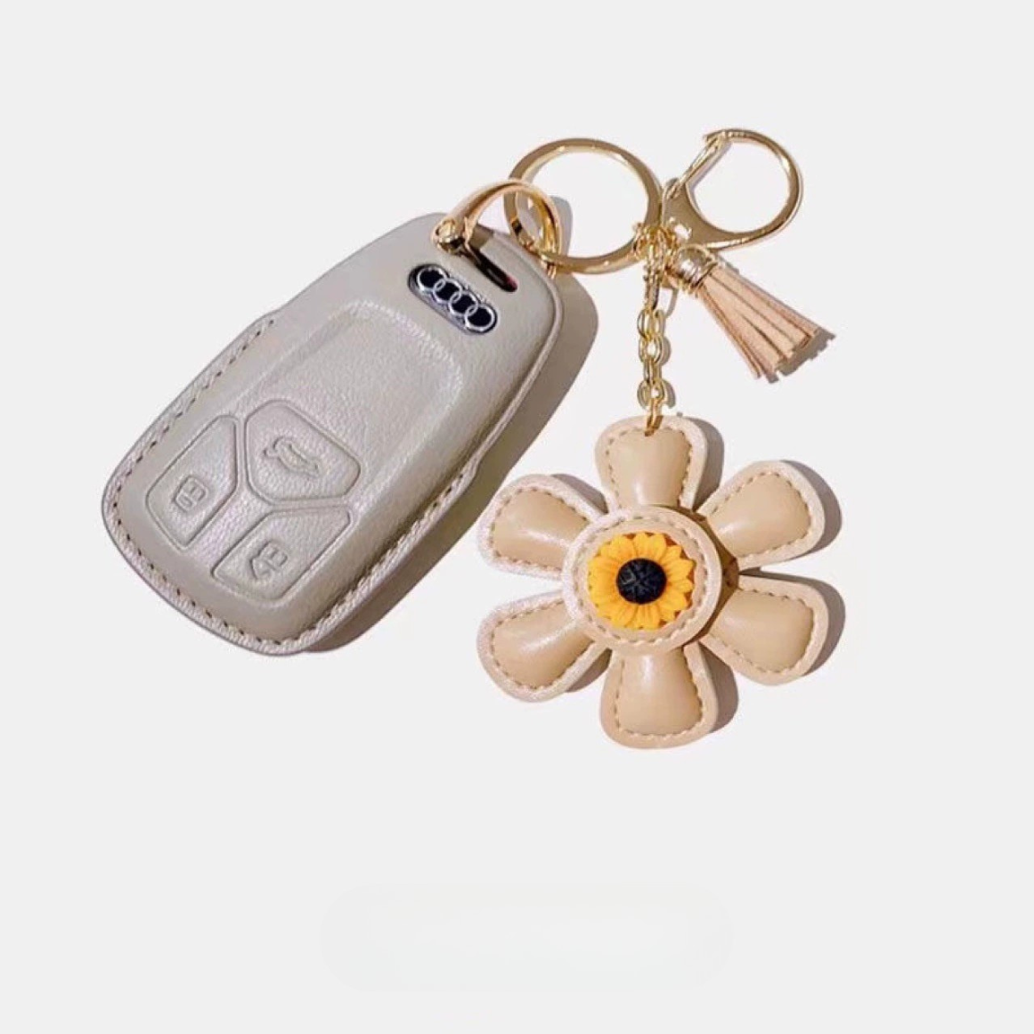 Cheerful Sunflower Bag Charms