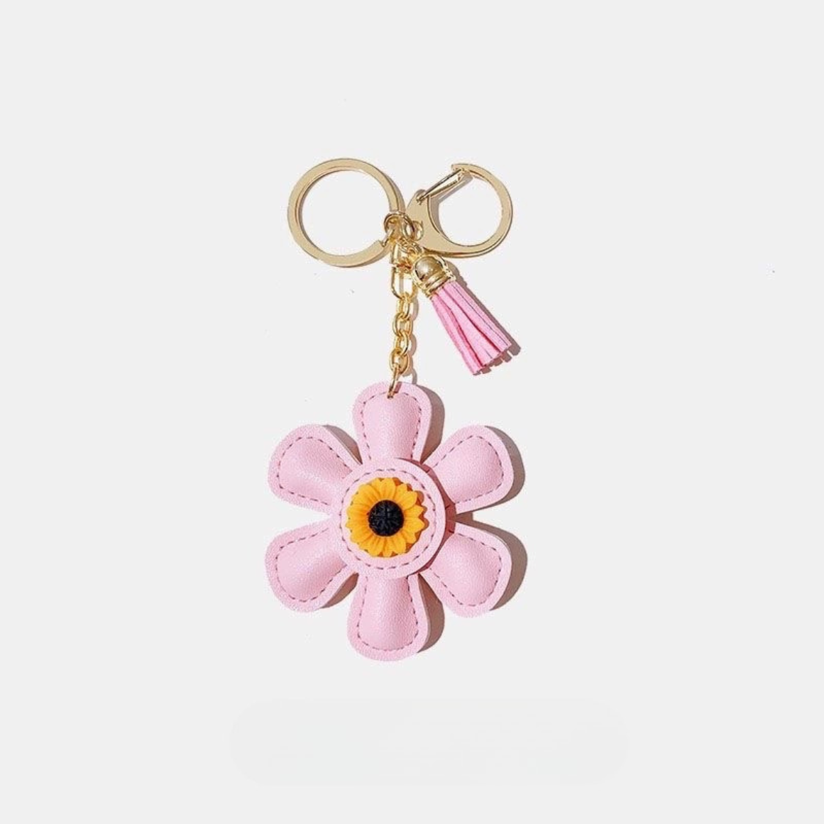 Cheerful Sunflower Bag Charms