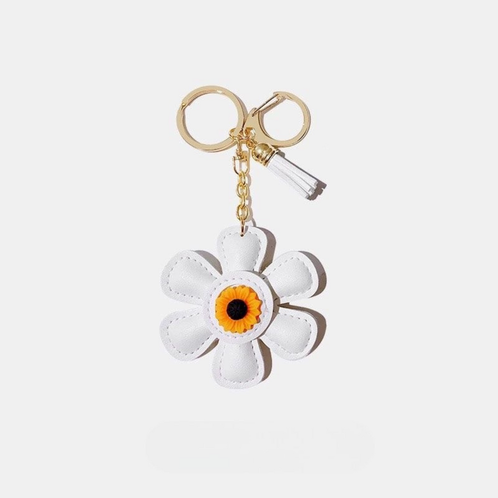 Cheerful Sunflower Bag Charms