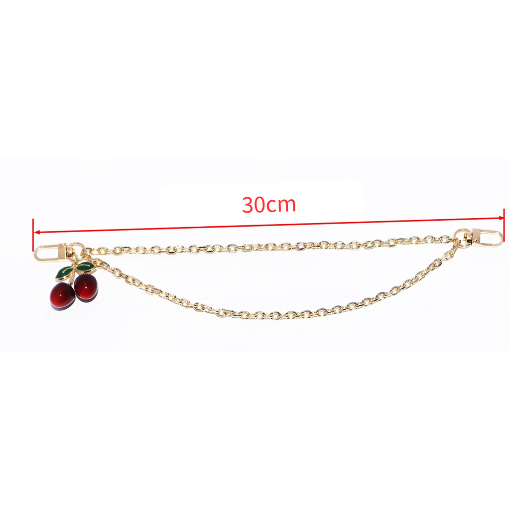 Cherry Double Chain Bag Charms