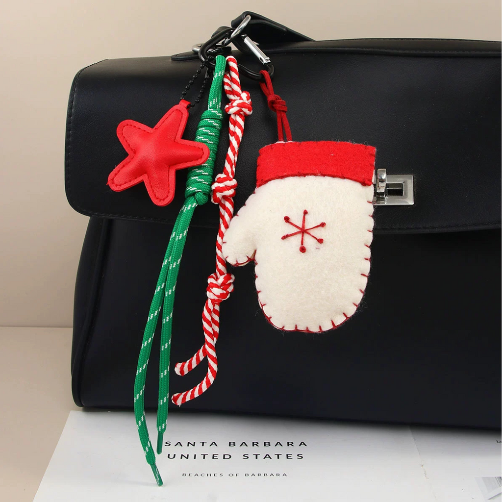 Christmas Felt Stocking Bag Charms