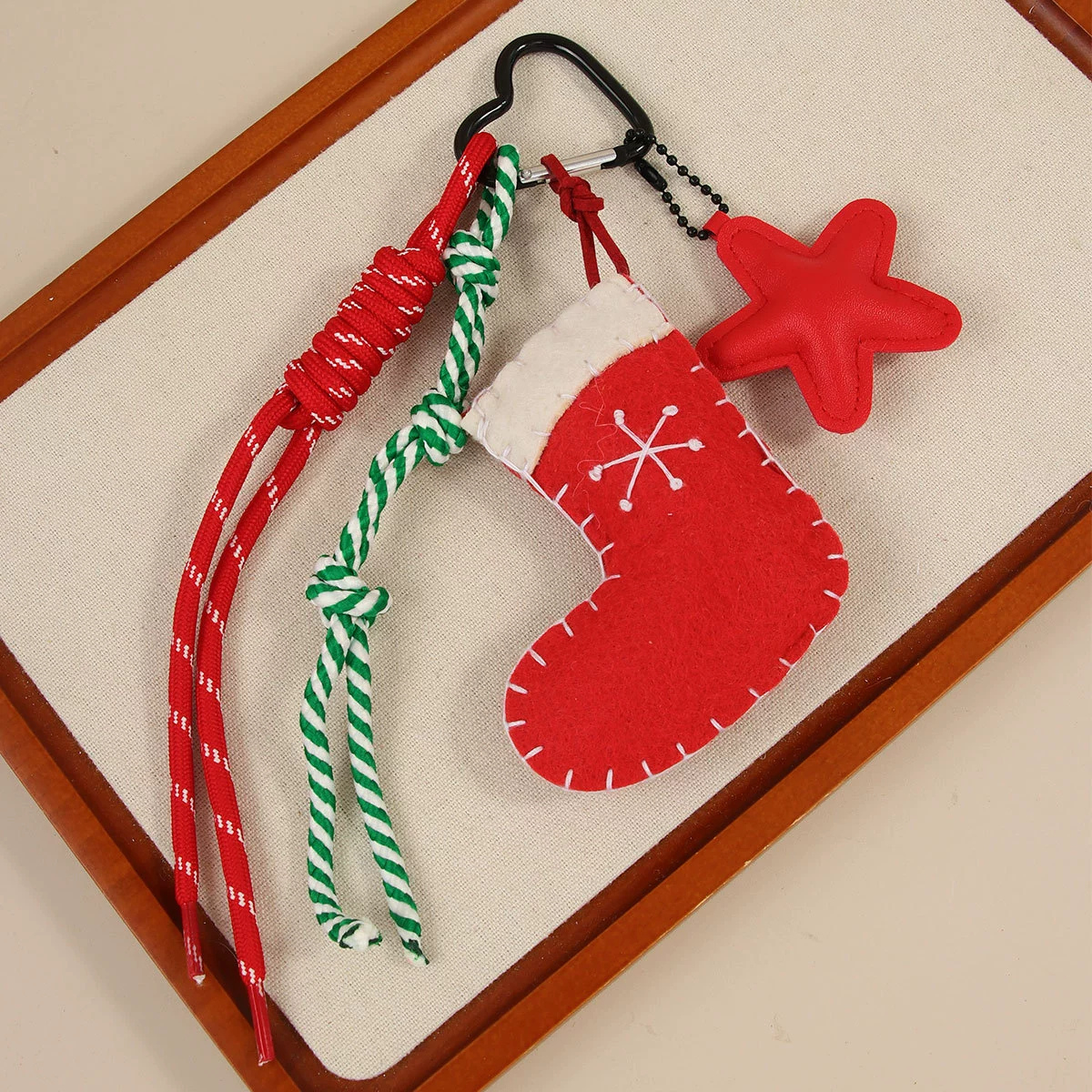 Christmas Felt Stocking Bag Charms