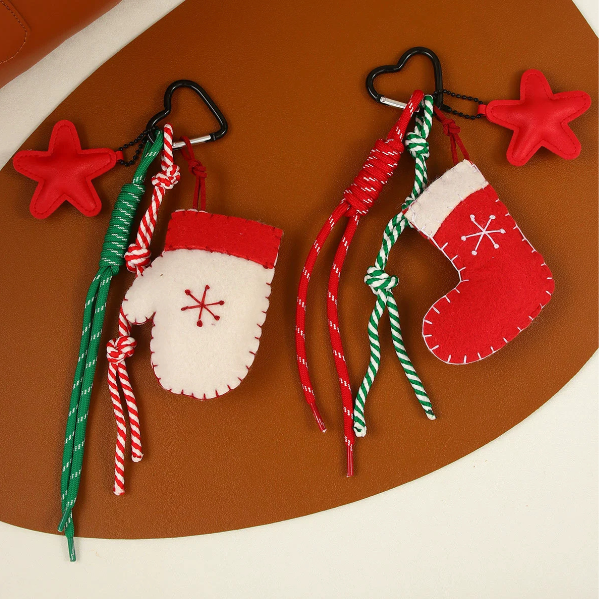 Christmas Felt Stocking Bag Charms