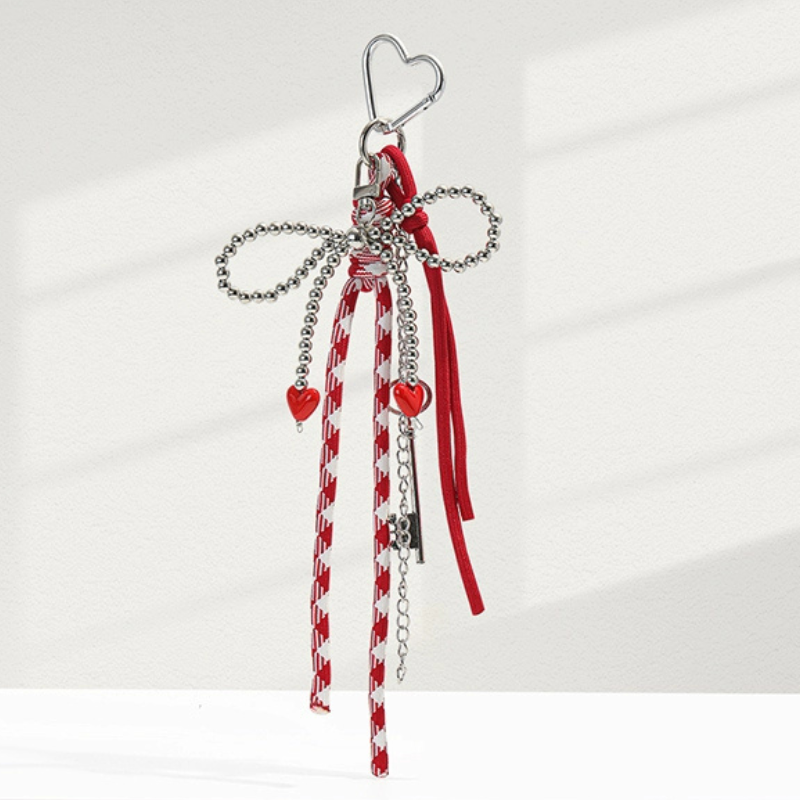 Christmas Festive Bow Bag Charms