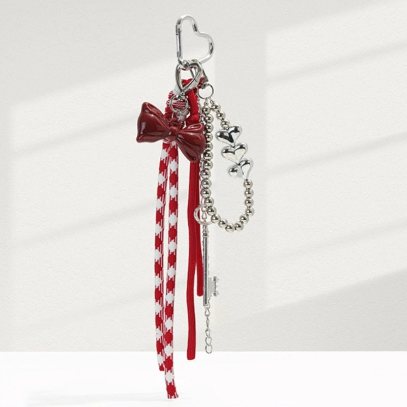 Christmas Festive Bow Bag Charms
