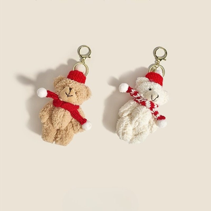Christmas Little Bear Bag Charms
