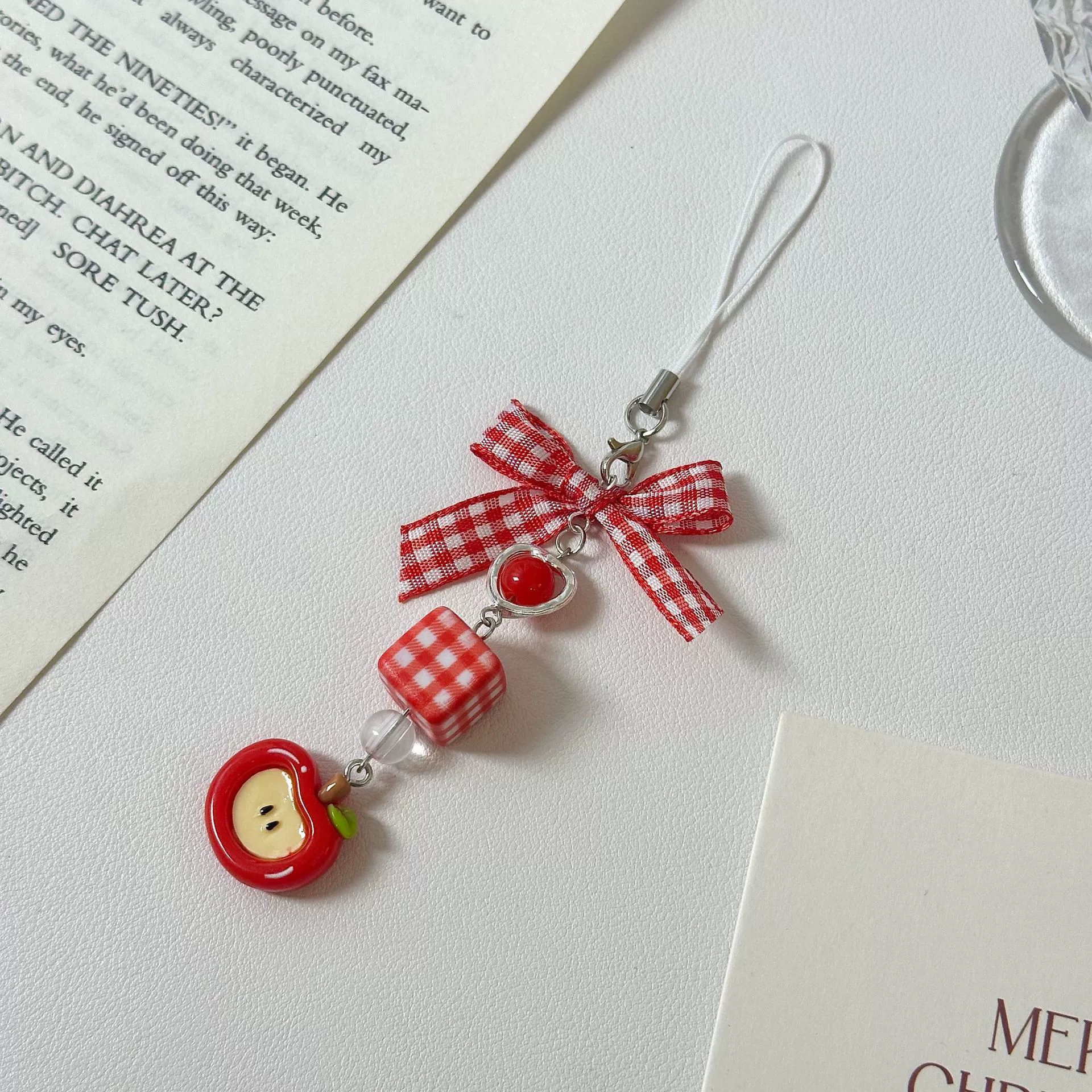 Christmas Strawberry Bag Charms