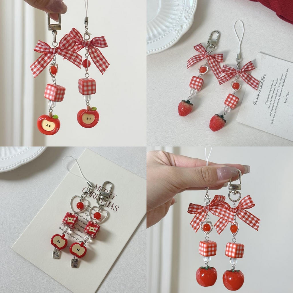 Christmas Tomato Bag Charms