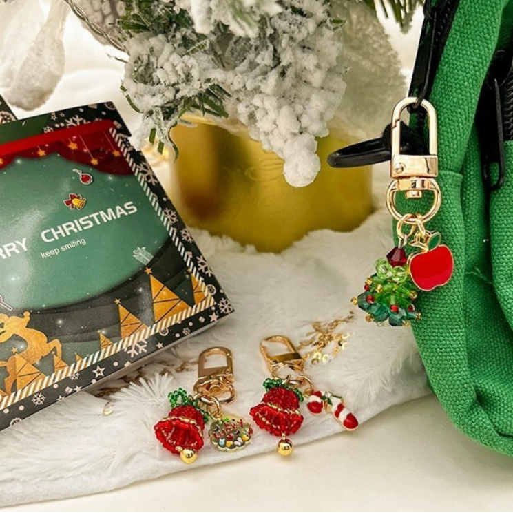Christmas Tree Bell Bag Charms