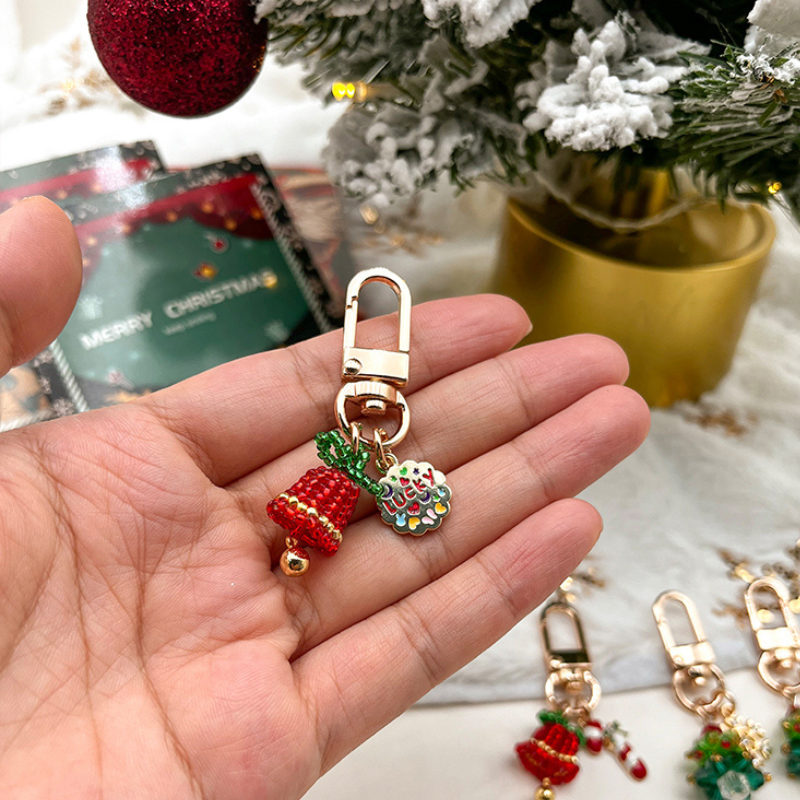 Christmas Tree Bell Bag Charms