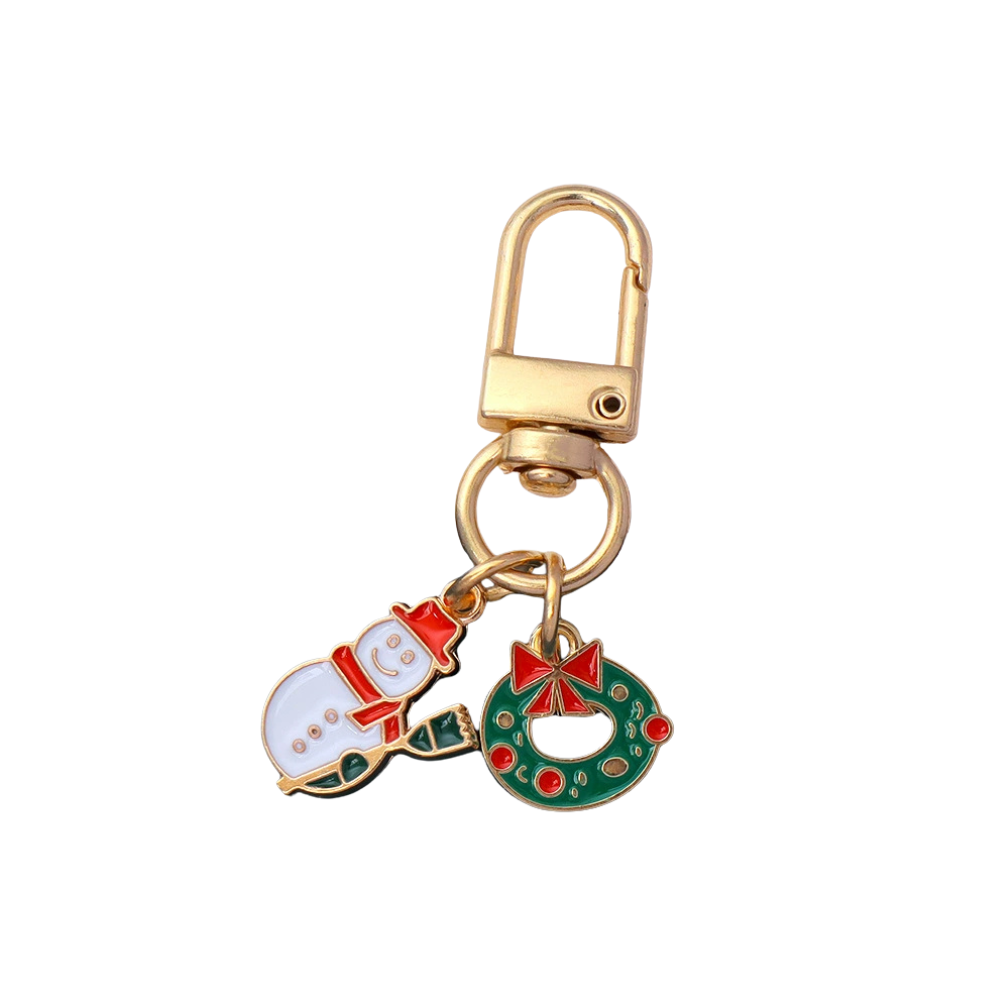 Christmas Tree Reindeer Snowflake Bag Charms