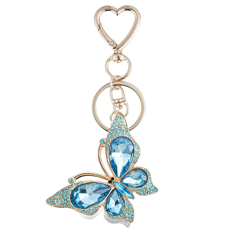 Crystal Butterfly Bag Charm