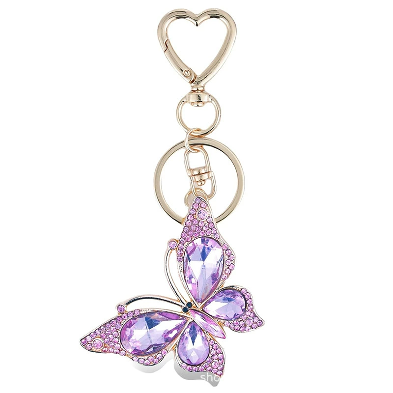 Crystal Butterfly Bag Charm